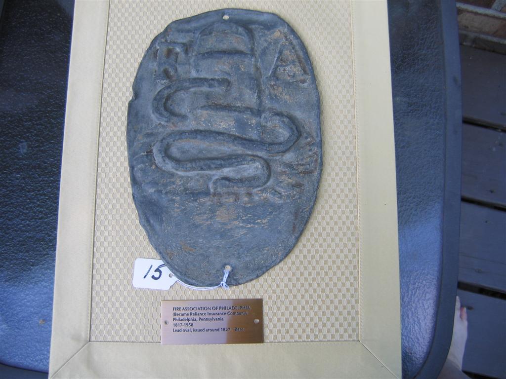 Fire Association of Philadelphia. Lead. 7 1/2x11