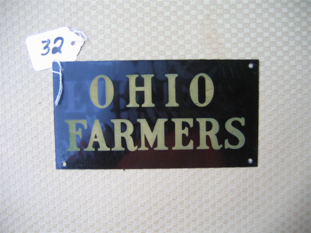 Ohio Farmers. Tin. 3 3/8x6 3/8"