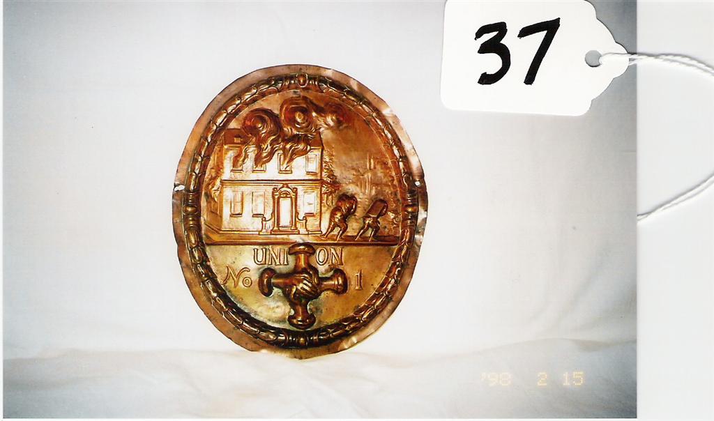 Union Assurance Society. London, England. Copper