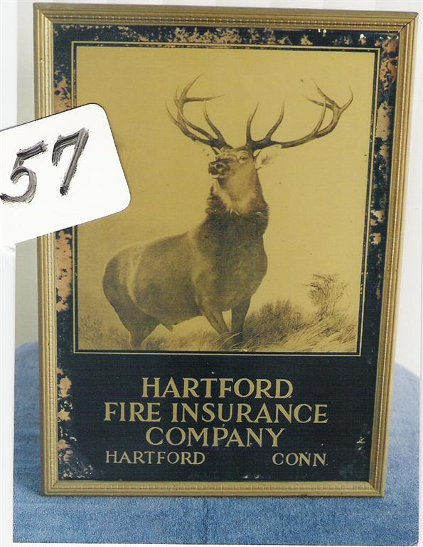 Hartford Fire Insurance Company. Reverse Glass/Pa