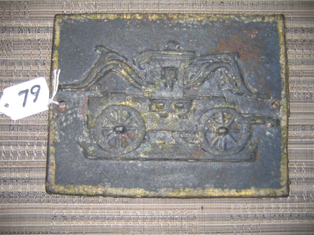 Fire Department Co. Cincinnati, Ohio. Cast Iron.