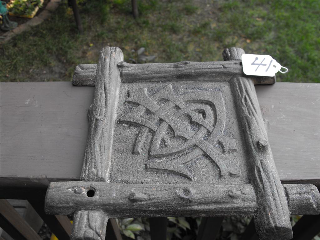 Lumbermans Insurance Company. Cast Iron. 9" x 9"