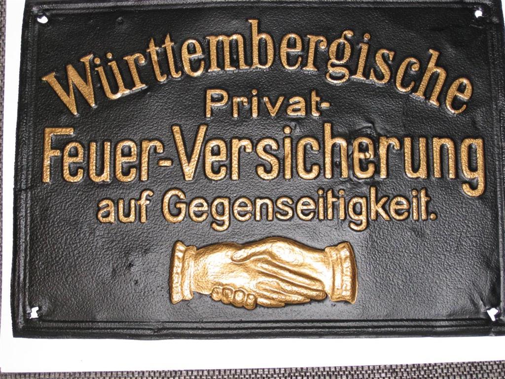 Wurtembergian Mutual. Tin. 1902-1913. Good Cond