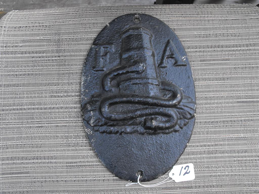 Fire Association of Philadelphia. Cast Iron. 11 1