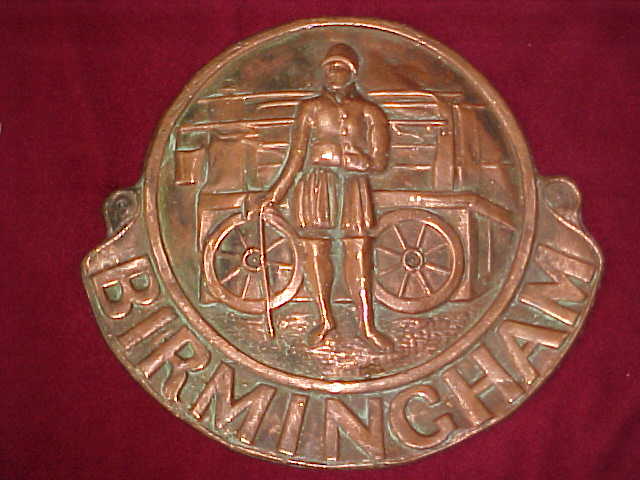 Birmingham Fire Office. England. Copper 11 1/4" x