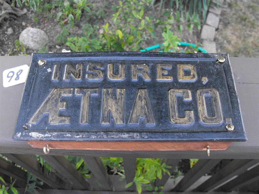 Aetna Insurance Company, Hartford, Connecticut. H
