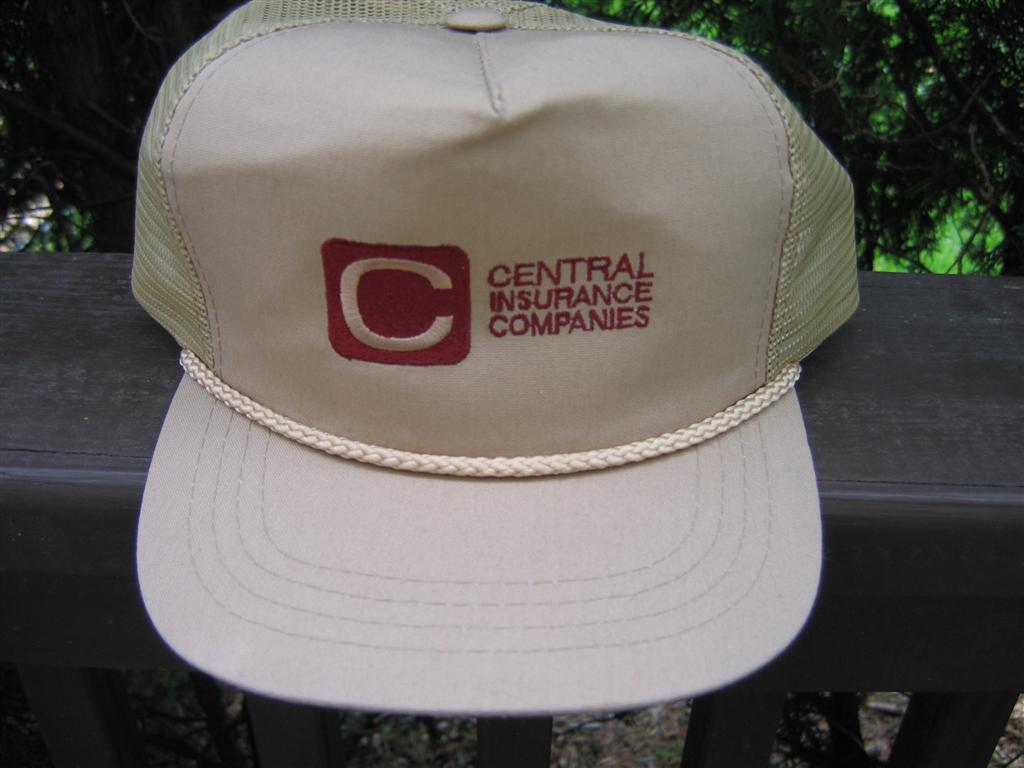 Cap. Central Insurance Companies. Beige.