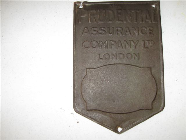 Prudential, tin, good condition, no paint, very li