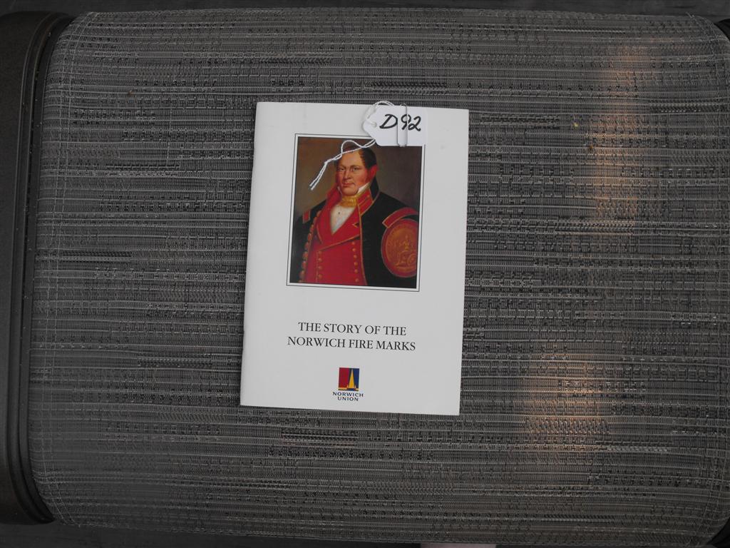 Story of the Norwich Fire Marks Pamphlet. 37 page