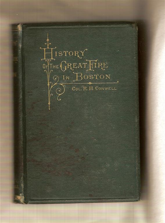 5.25 x 7.5 book: History of the Great Fire of Bost