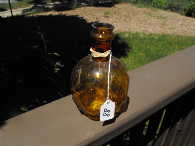 Fire Grenade. Amber - diamond style. HNS engraved