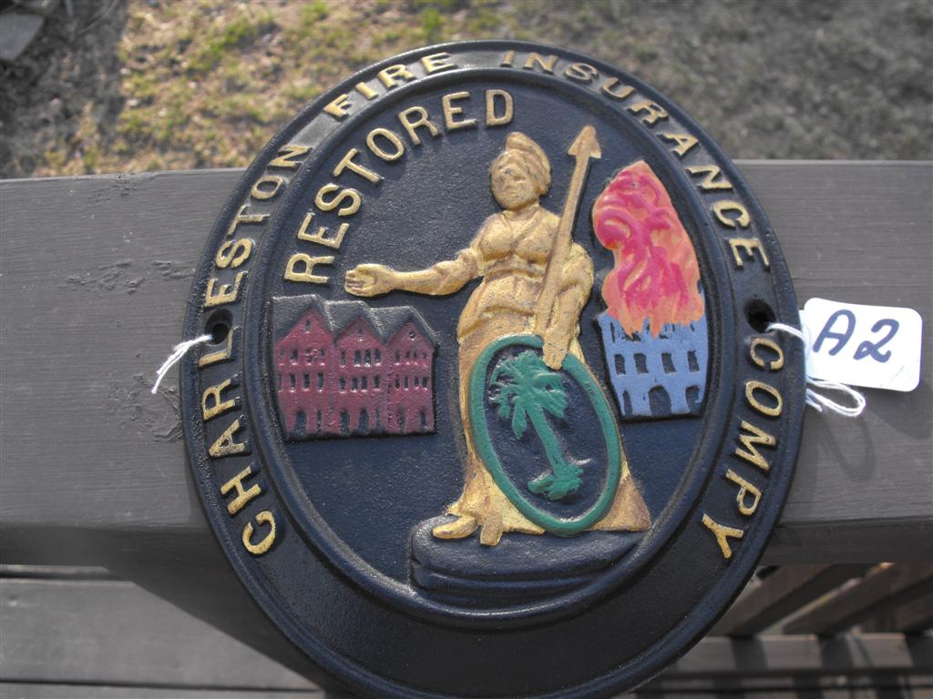 Charleston Fire Insurance Company Reproduction Fir