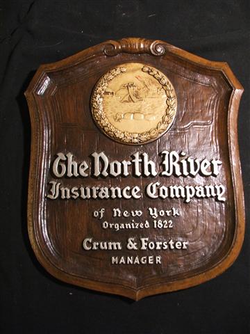 Large Burwood wall plaque for the North River Insu