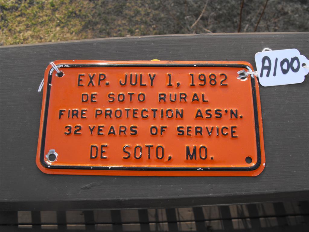 De Soto Rural Fire Protection Assn. 32 Years of S