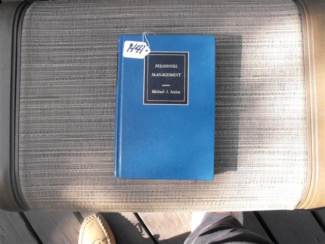 Book. Personnel Management. By Michael J. Jucius