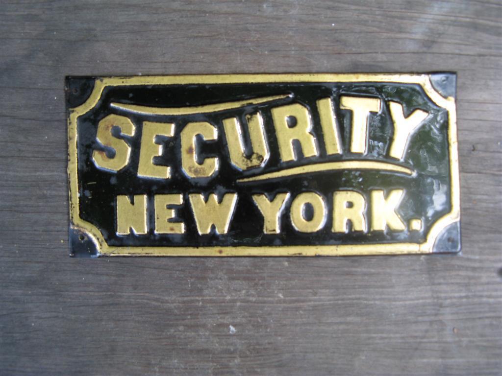 Security Insurance Company. New York, New York. R