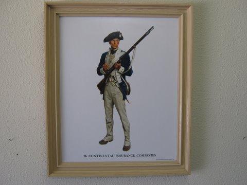 Continental Insurance Companies Sign. White backg