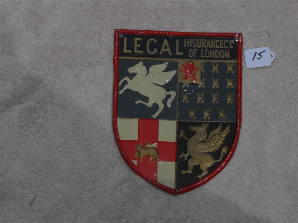 Legal Insurance Company, Limited. London. Tin.