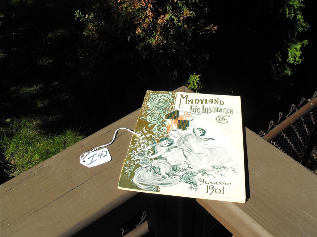 Maryland Life Insurance Co. Almanac 1901. 45 pag
