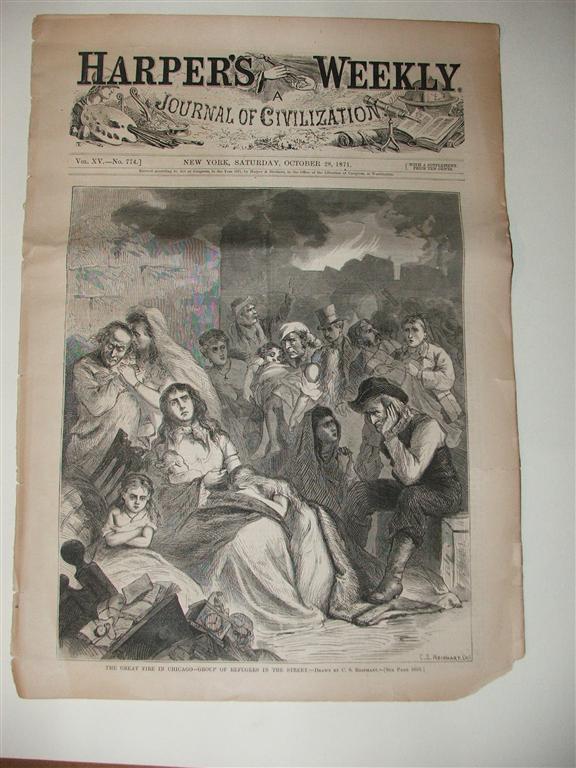 Photo of October 28, 1871 Harpers Weekly devoted a