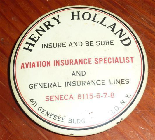 Advertising Mirror. Henry Holland. Buffalo, N.Y.