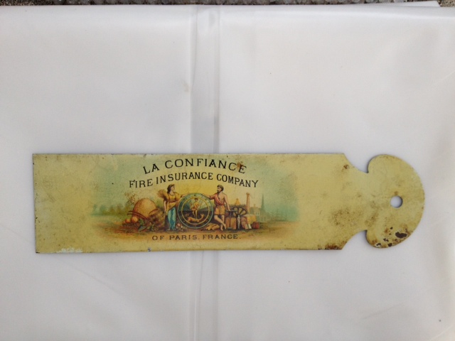 LaConfiance Fire Insurance Company of Paris, Franc