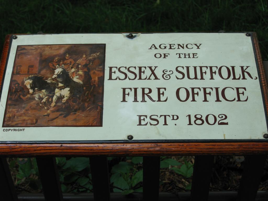 Agency of the Essex & Suffolk, Fire Office, Est.d