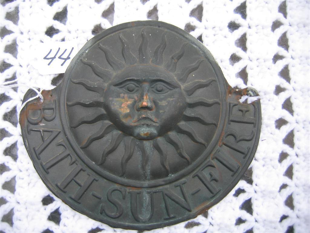 Bath Sun Fire Office. Bath, England. Copper. 8