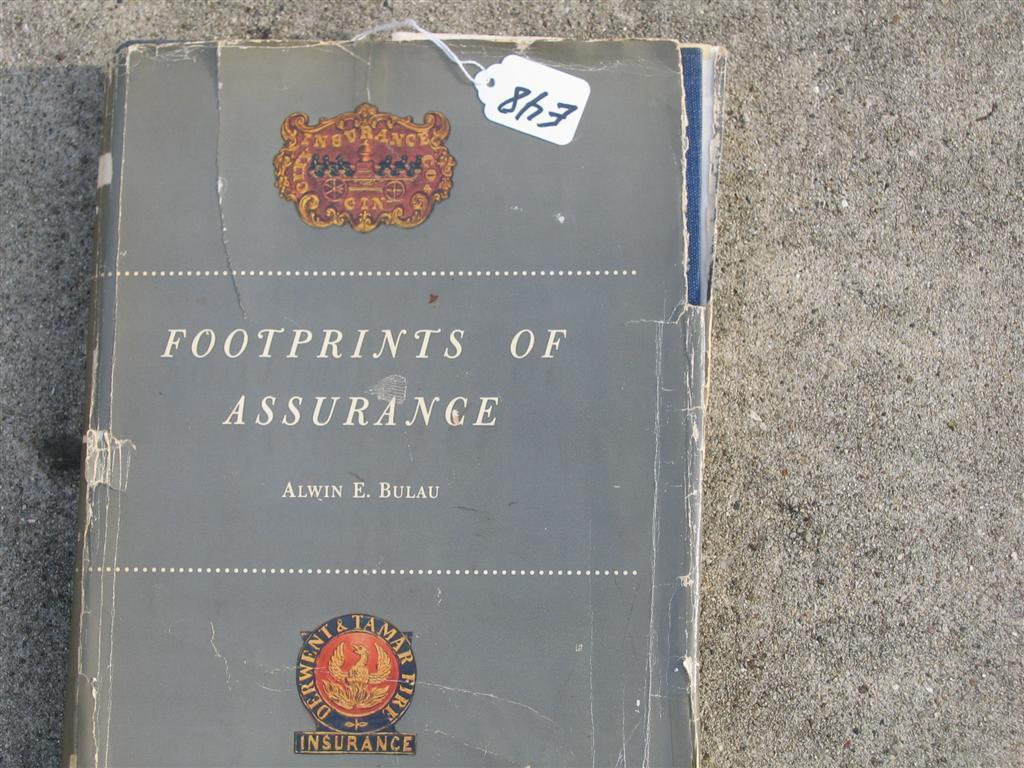 Footprints of Assurance Book. by Alwin Bulau. Th