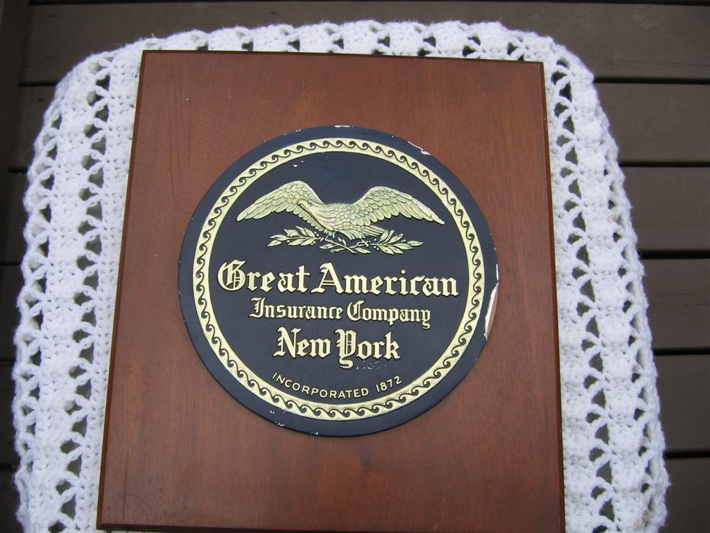 Great American Insurance Company, New York. Sign.