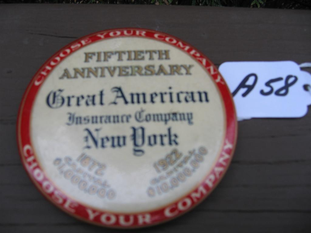 Great American Insurance Company, New York. Adver