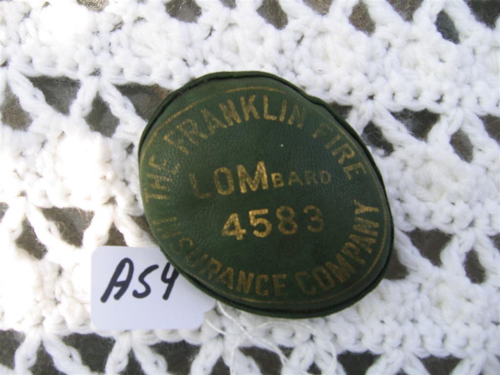 Bean Bag Advertising Piece. The Franklin Fire Ins