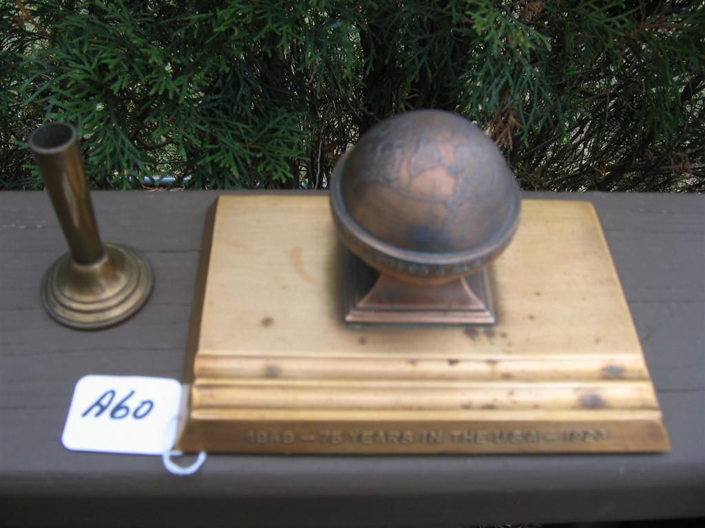 Ink Well and Stand (one piece) with Pen Holder. I