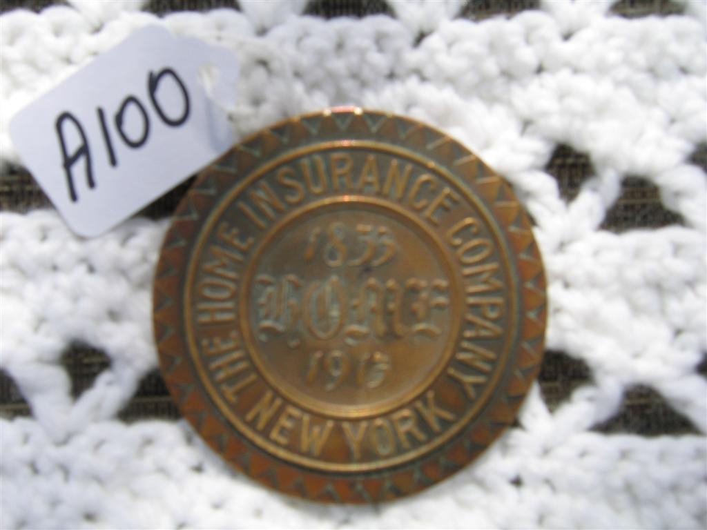 The Home Insurance Company New York Paperweight.