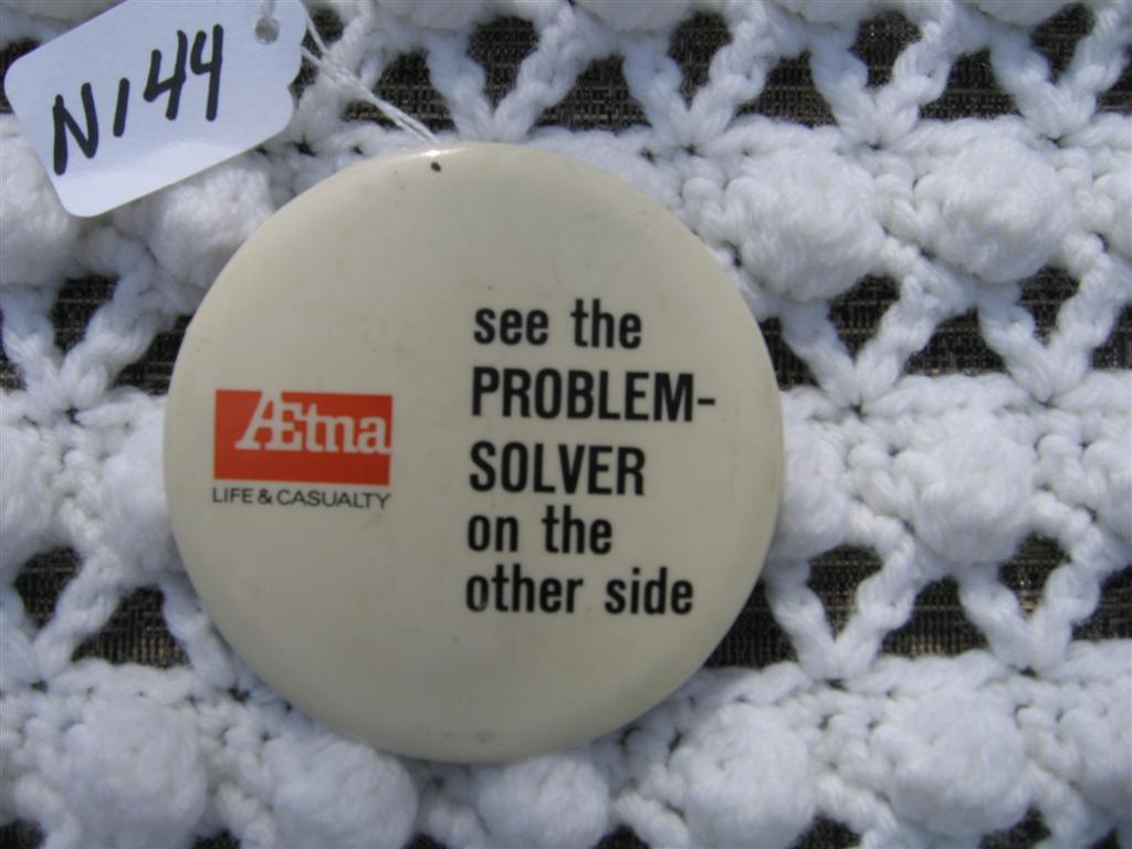 Aetna Life & Casualty Advertising Mirror. See the