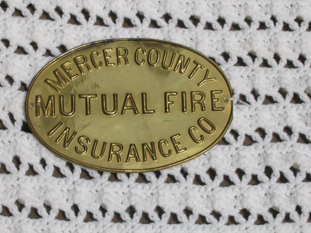 Mercer County Mutual Fire Insurnace Company. Oval