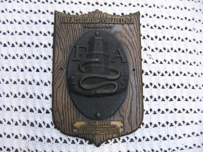 Fire Association of Philadelphia. Pressed Wood Sh