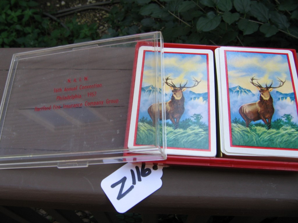 Hartford Insurance Company Playing Cards with Case