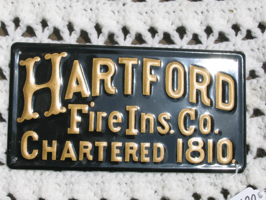 Hartford Fire Ins. Co. Chartered 1810 Reproduction