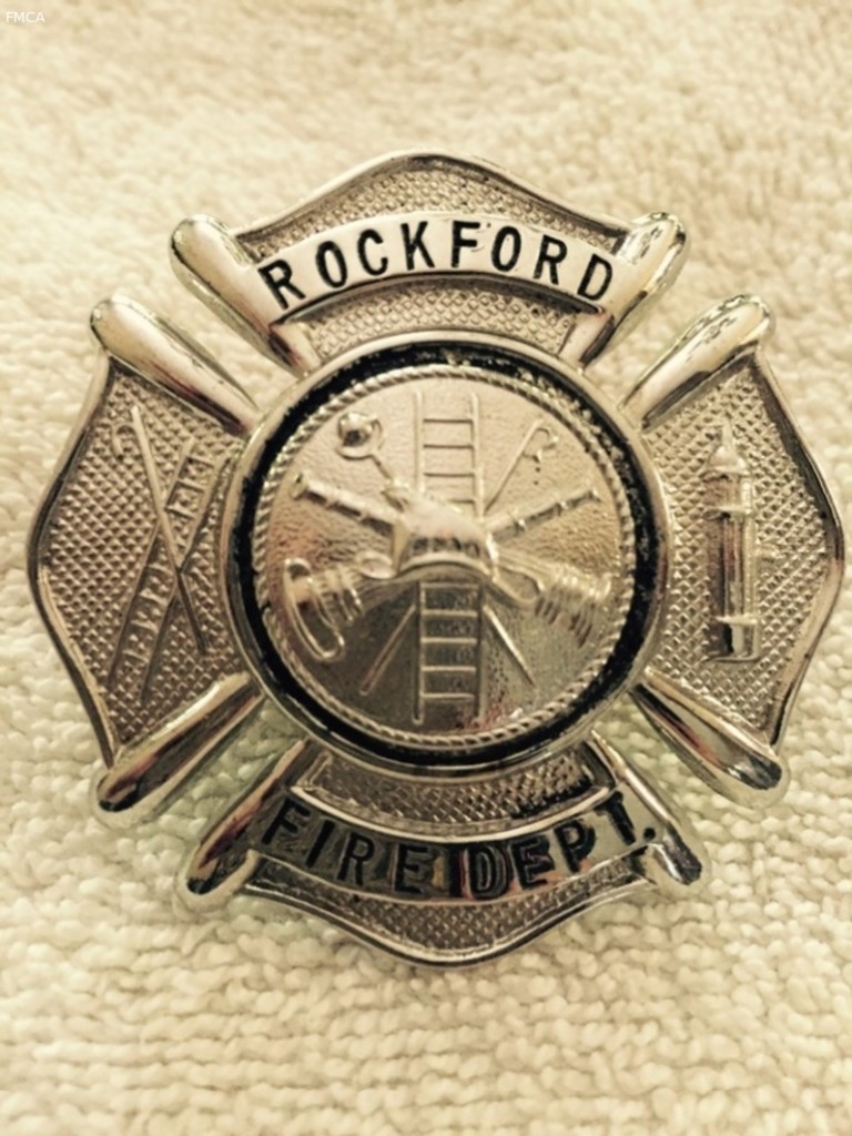 Rockford Fire Dept. Badge.