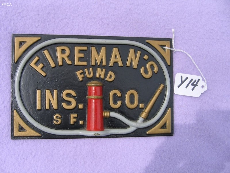 Firemans Fund Ins. Co. S.F. Reproduction Fire Mar