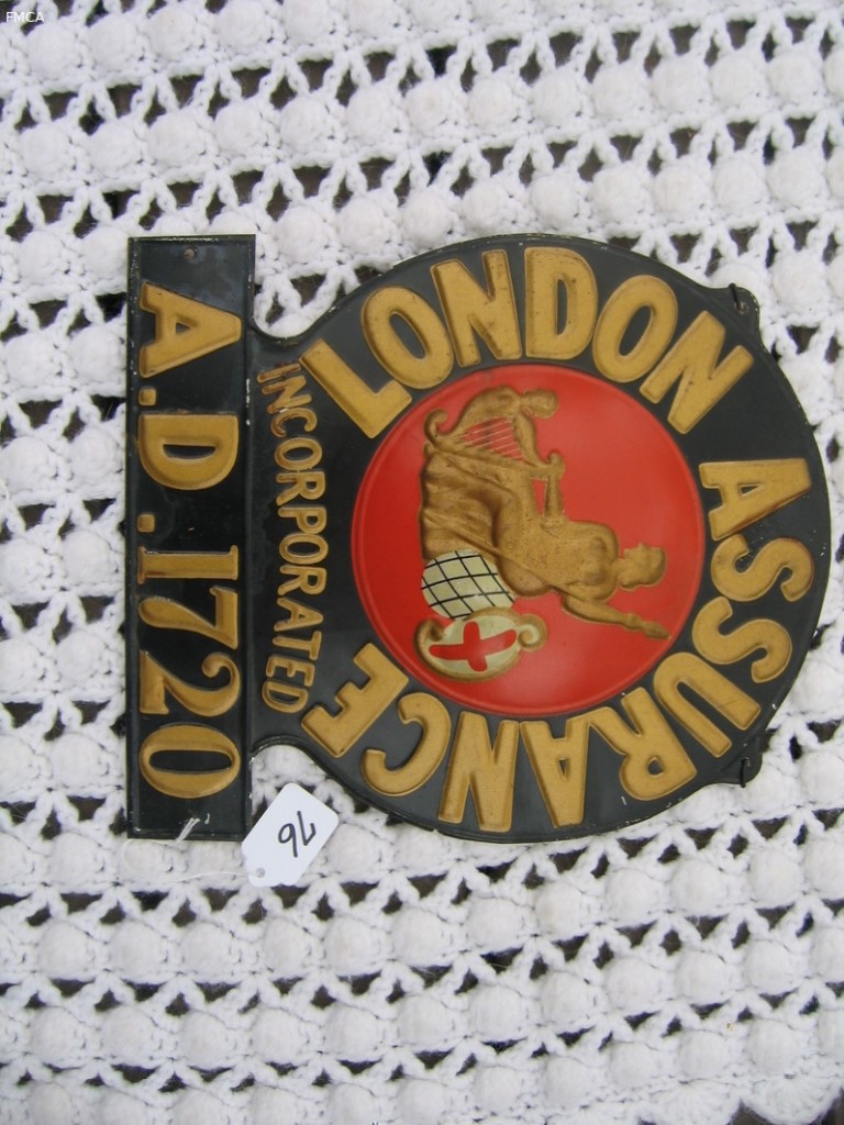 London Assurance. London, England. Heavy Tin. 1