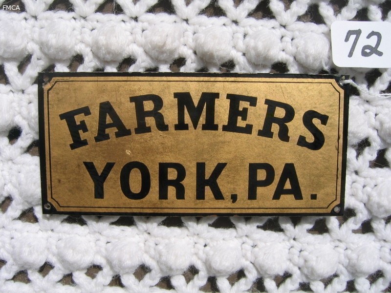 Farmers Fire Insurance Company. York, Pennsylvani