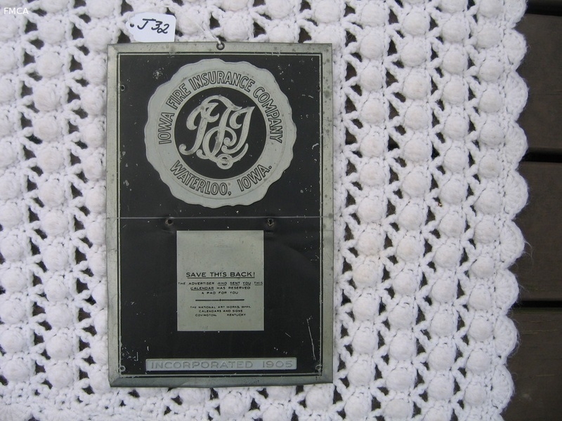 Iowa Fire Insurance Company, Waterloo, Iowa. Adve
