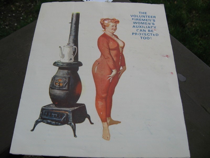 Volunteer Firemen's Accident Policy Advertising Pi