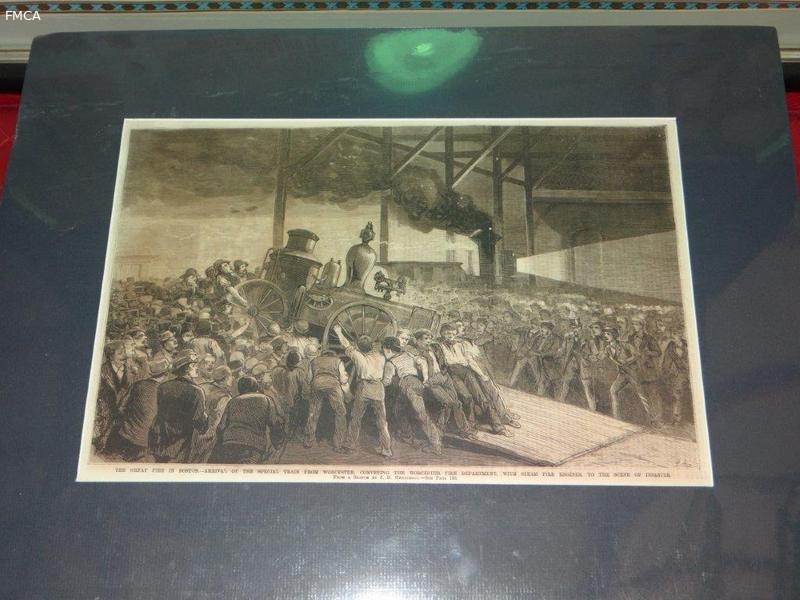 This is a 1872 wood engraving of the Great Boston