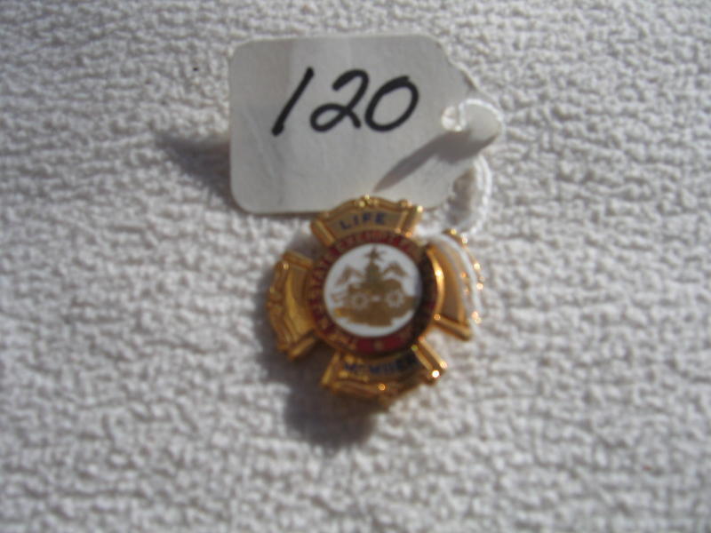 Fireman's Pin. The N.J. State Exempt Firemens Assn