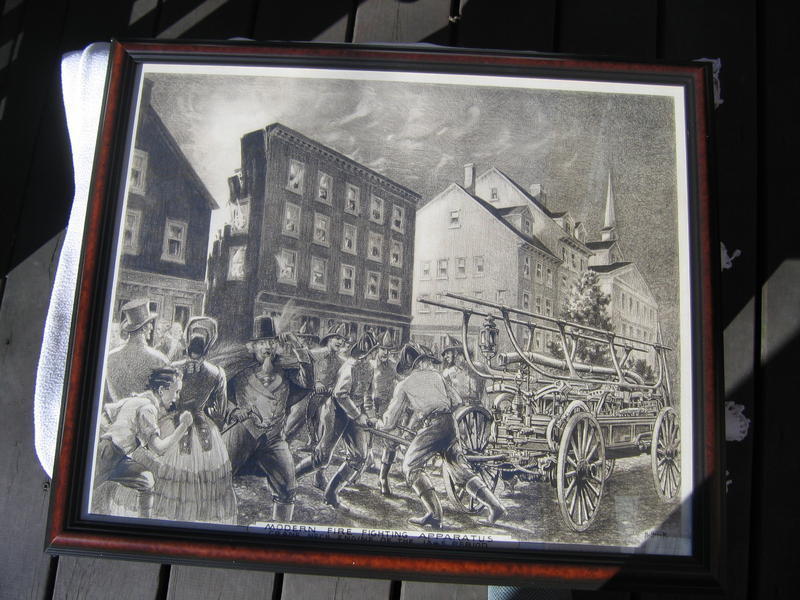 Picture. Modern Fire Fighting Apparatus, Crane Ne