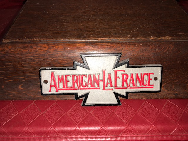 American LaFrance Maker's Emblem. Fire Apparatus