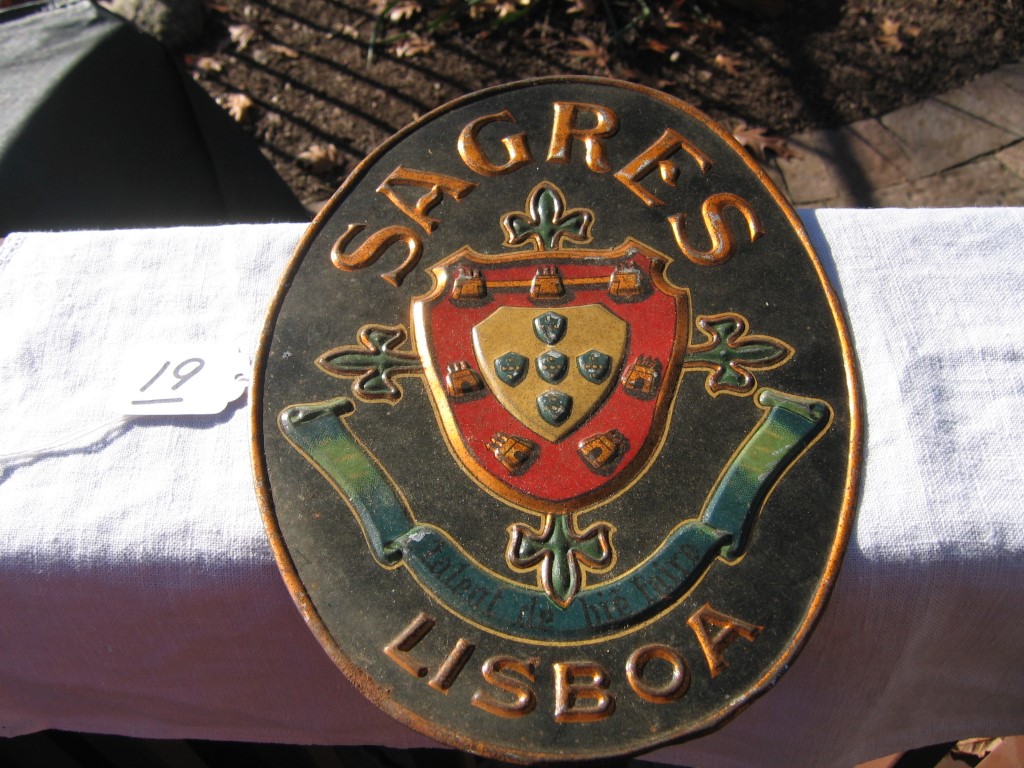 Sagres Cia de Seguros. Lisbon, Portugal. Tin. O